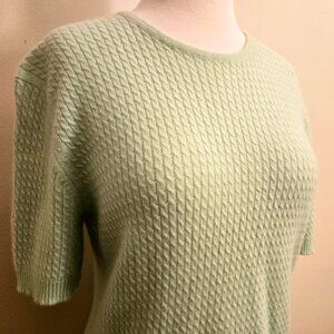 Escada by Margaretha Ley Mint Green Cashmere Sweater